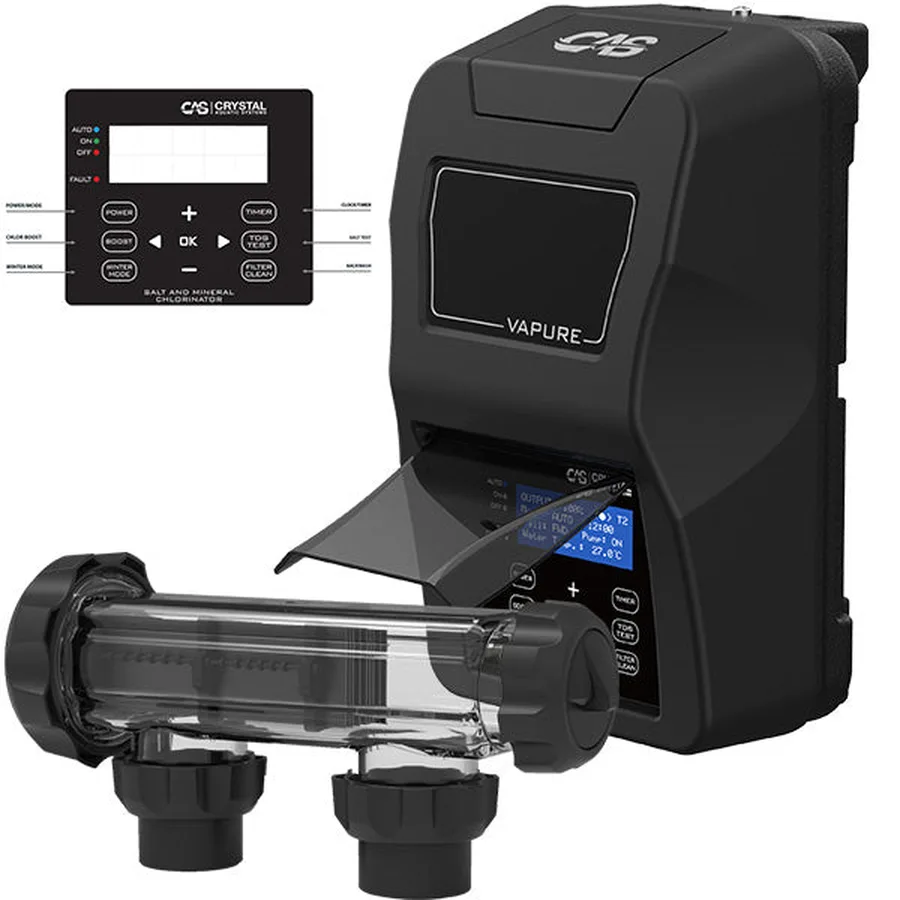 Crystal Aquatics Vapure salt and mineral chlorinator