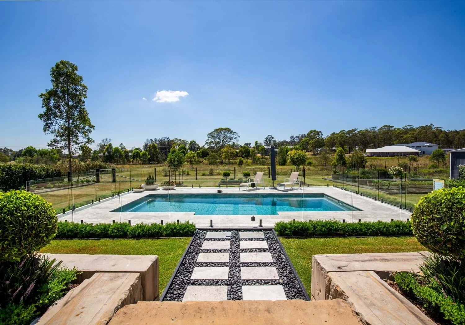 A Cosmo fibreglass pool