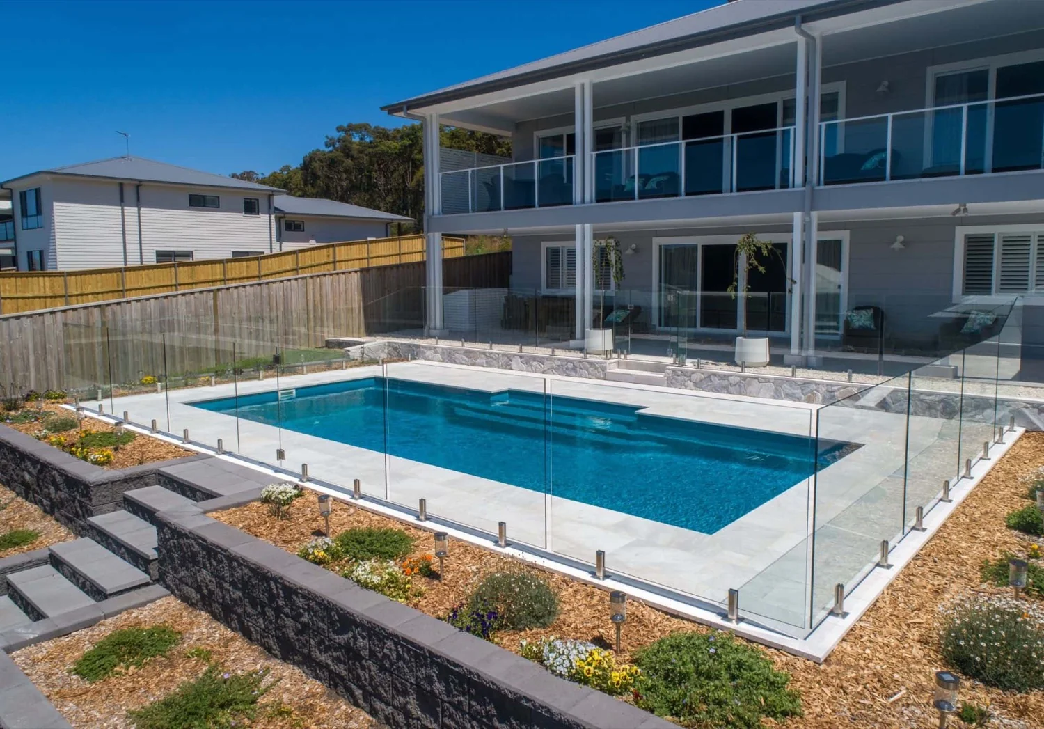 A Cosmo fibreglass pool